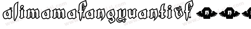 AlimamaFangYuanTiVF 655000wght 90字体转换